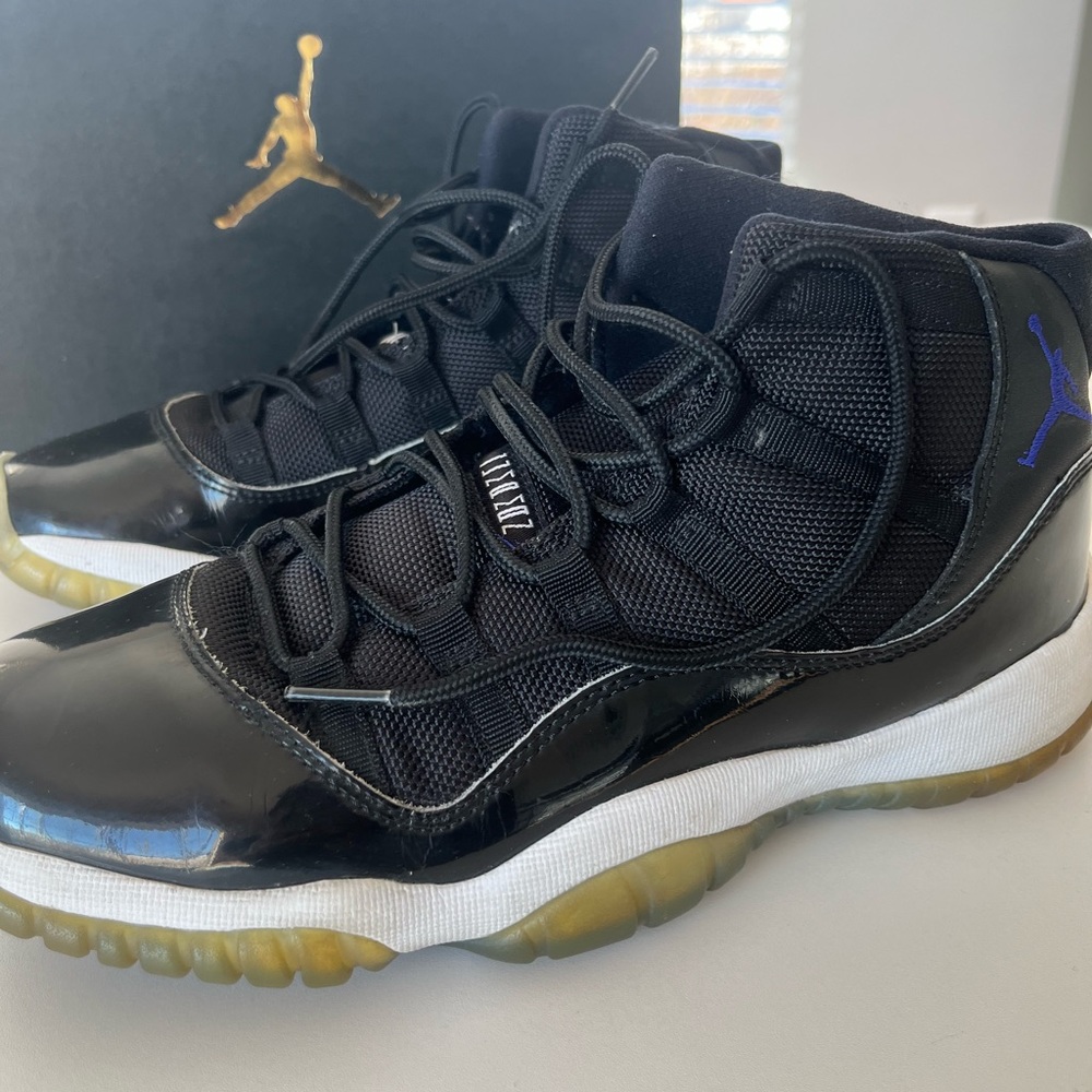 Nike Air Jordan 11 Retro BG Youth 6.5Y Wmns 8 Space Jam 378038-003 Concord
